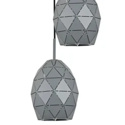 Lampa wisząca EGANA grafitowa 3xE27 * TK Lighting New