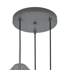 Lampa wisząca EGANA grafitowa 3xE27 * TK Lighting New