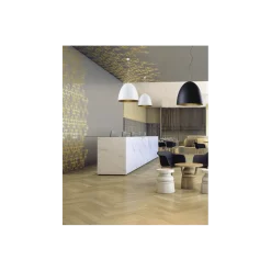Lampa Wisząca EGG Biały Złoty Metalowy Klosz 1xE27 55cm * Nowodvorski Clearance