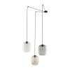 Lampa Wisząca ELIO Mix Szklane Klosze 3xE27 150cm * TK Lighting Clearance