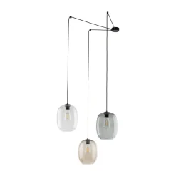 Lampa Wisząca ELIO Mix Szklane Klosze 3xE27 150cm * TK Lighting Clearance