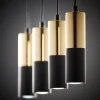 Lampa Wisząca ELIT Czarny Złoty 4xGU10 * TK Lighting New