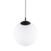Lampa Wisząca ESME Biały Szklany Klosz 1xE27 35 cm * TK Lighting Best