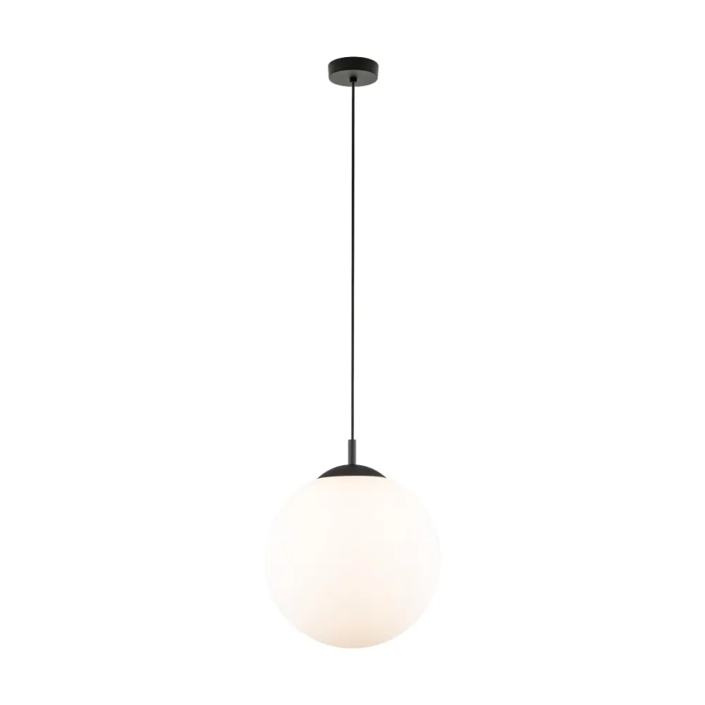 Lampa Wisząca ESME Biały Szklany Klosz 1xE27 35 cm * TK Lighting Best