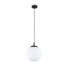 Lampa Wisząca ESME Biały Szklany Klosz 1xE27 25 cm * TK Lighting