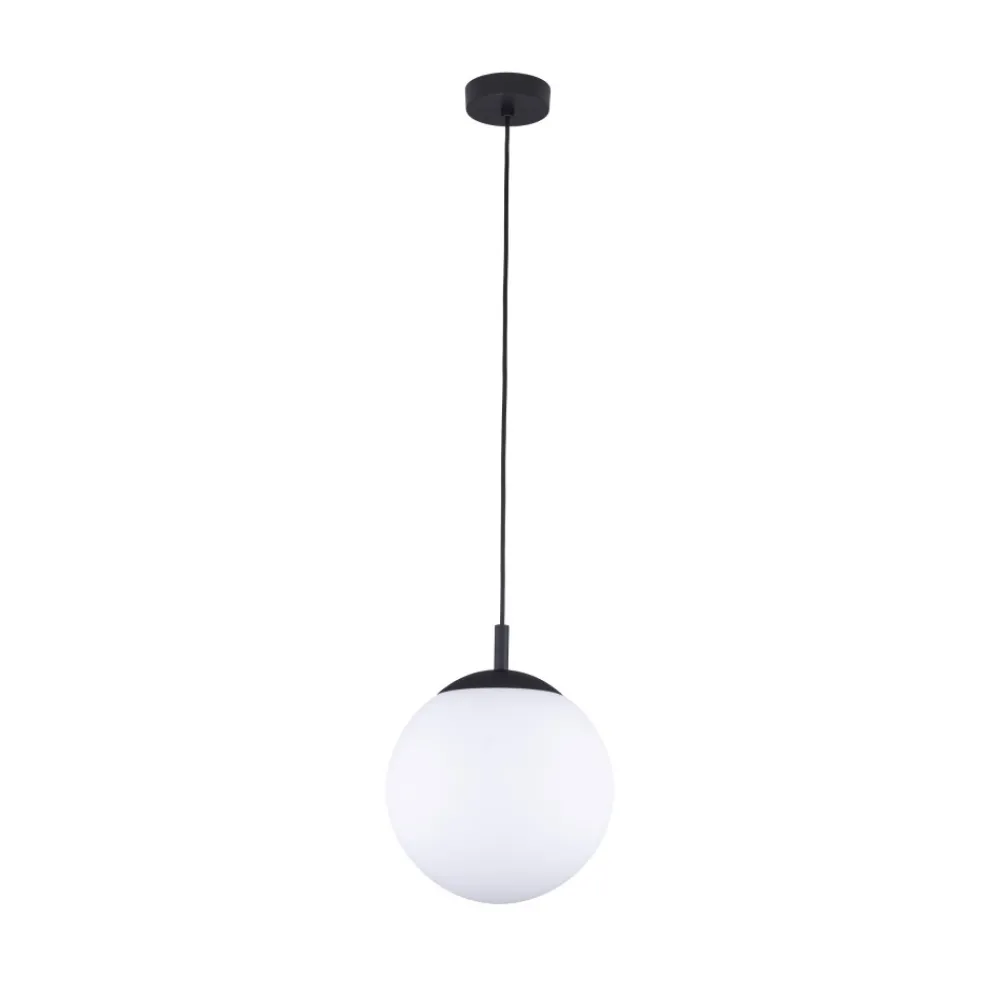Lampa Wisząca ESME Biały Szklany Klosz 1xE27 25 cm * TK Lighting