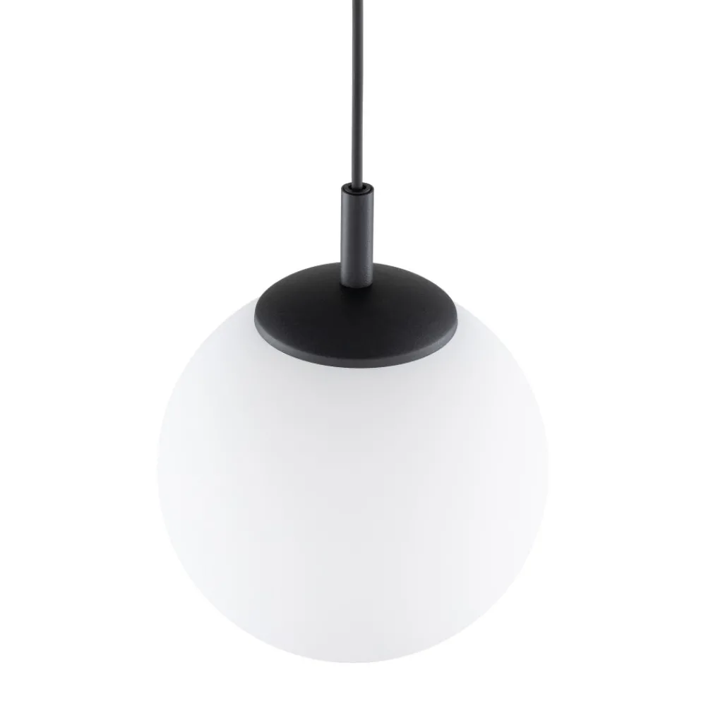 Lampa Wisząca ESME Biały Szklany Klosz 1xE27 25 cm * TK Lighting
