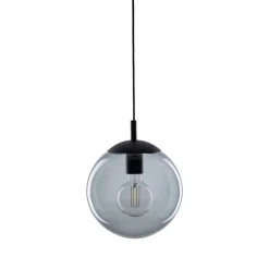 Lampa Wisząca ESME Grafitowy Szklany Klosz 1xE27 25 cm * TK Lighting Hot