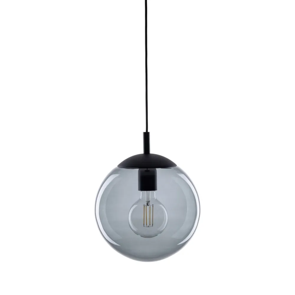 Lampa Wisząca ESME Grafitowy Szklany Klosz 1xE27 25 cm * TK Lighting Hot