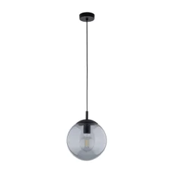 Lampa Wisząca ESME Grafitowy Szklany Klosz 1xE27 25 cm * TK Lighting Hot