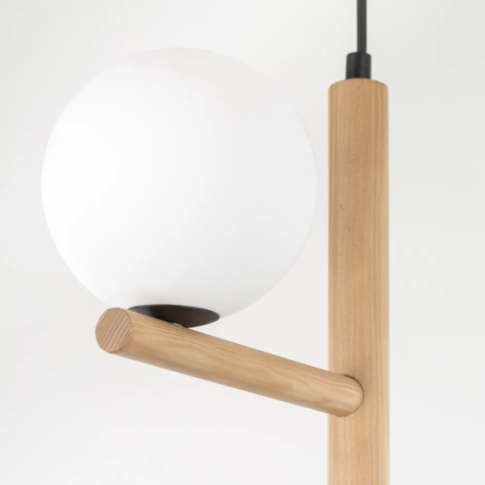 Lampa Wisząca ESTERA Brązowy Biały Szklane Klosze 3xG9 * TK Lighting Outlet
