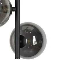 Lampa Wisząca ESTERA Czarny Grafitowy Szklane Klosze 3xG9 * TK Lighting New