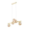 Lampa Wisząca ESTERA Złoty Szklane Klosze 5xG9 * TK Lighting Sale