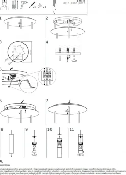 Lampa Wisząca EYE Złoty 3xGU10 * Nowodvorski Online