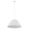 Lampa Wisząca FARO Biały Metalowy Klosz 1xE27 50cm * TK Lighting Outlet