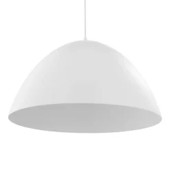Lampa Wisząca FARO Biały Metalowy Klosz 1xE27 50cm * TK Lighting Outlet