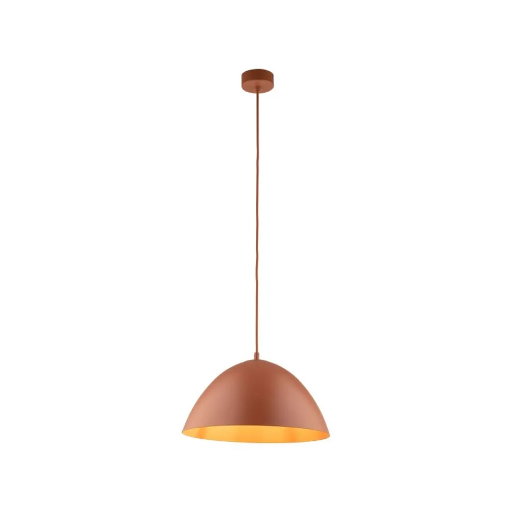 Lampa wisząca FARO ceglasta 1xE27 34 cm * TK Lighting Clearance