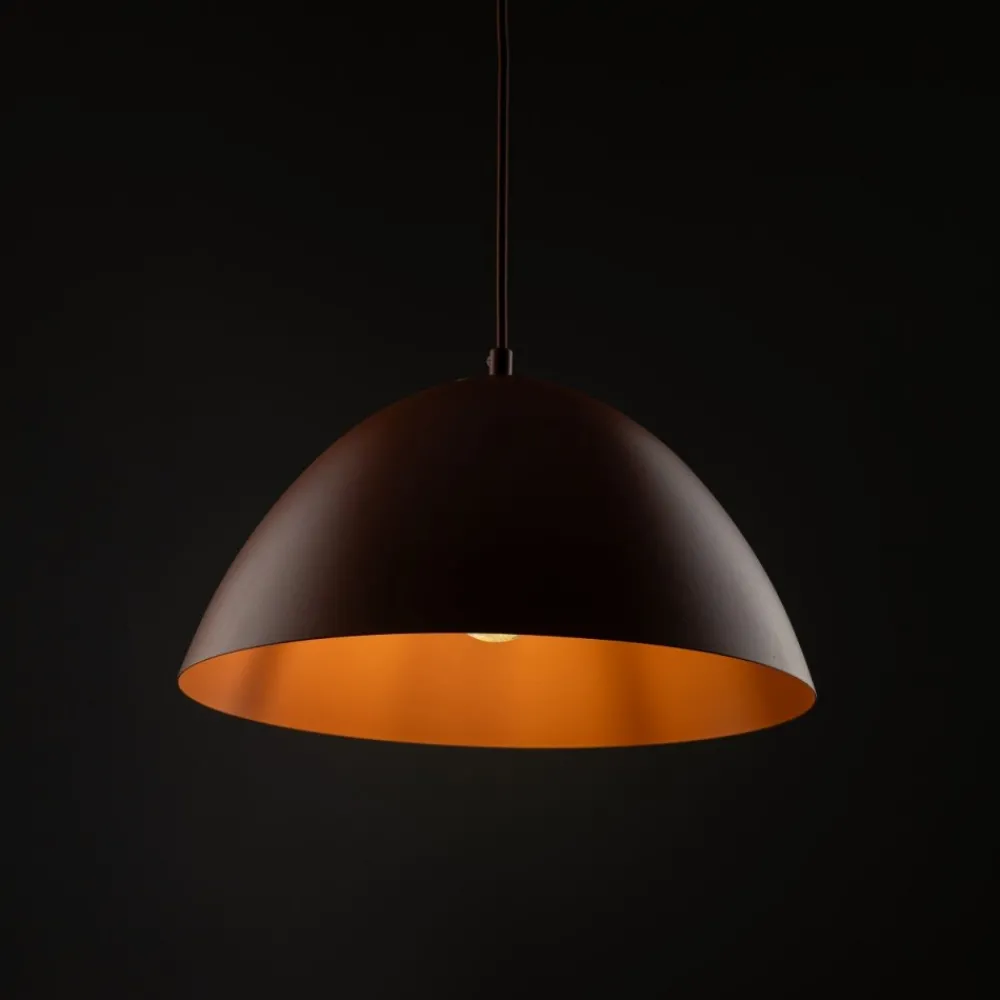 Lampa wisząca FARO ceglasta 1xE27 34 cm * TK Lighting Clearance