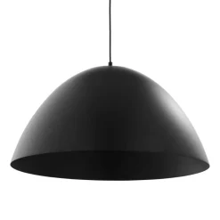 Lampa Wisząca FARO Czarny Metalowy Klosz 1xE27 50cm * TK Lighting Clearance