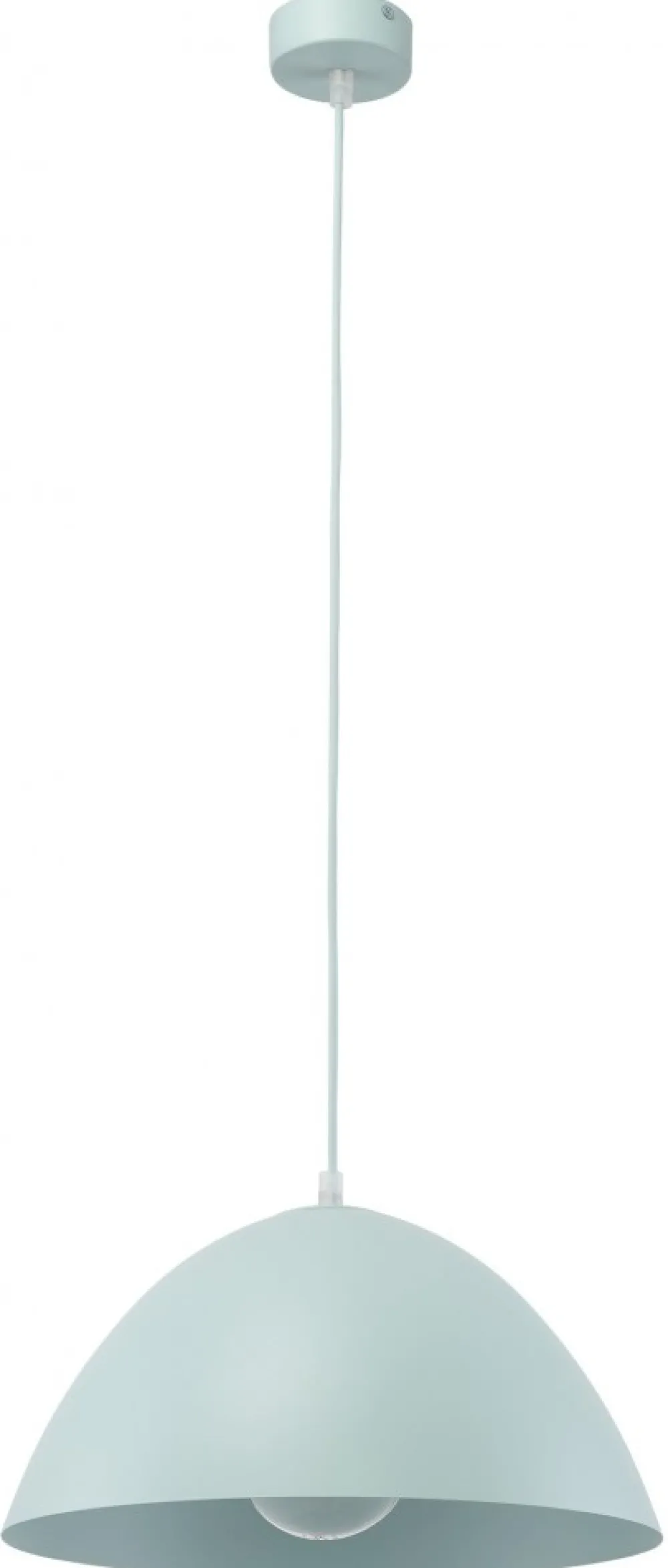 Lampa Wisząca FARO Miętowy Metalowy Klosz 1xE27 34cm * TK Lighting Sale