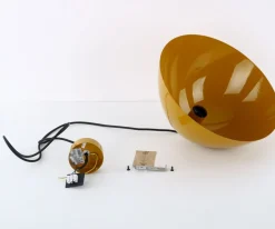 Lampa wisząca FARO ochra 1xE27 34 cm * TK Lighting New