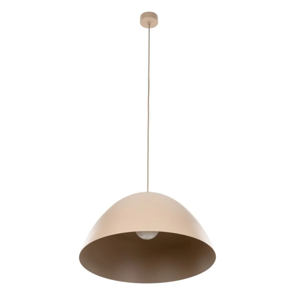 Lampa wisząca FARO sabia beżowa 1xE27 50 cm * TK Lighting