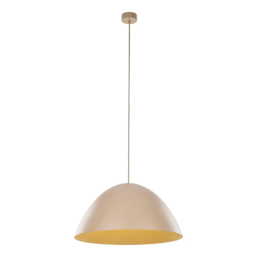 Lampa wisząca FARO sabia beżowa 1xE27 50 cm * TK Lighting
