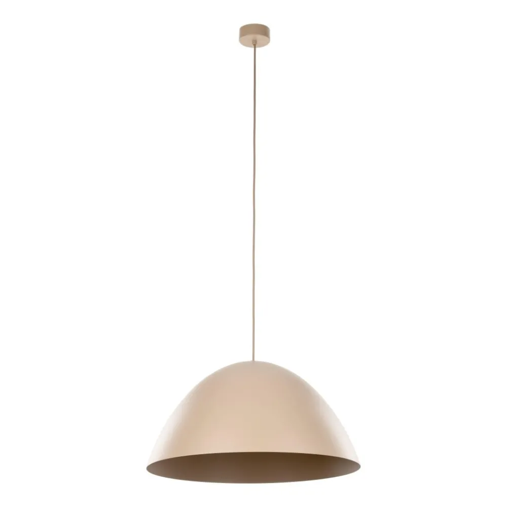 Lampa wisząca FARO sabia beżowa 1xE27 50 cm * TK Lighting