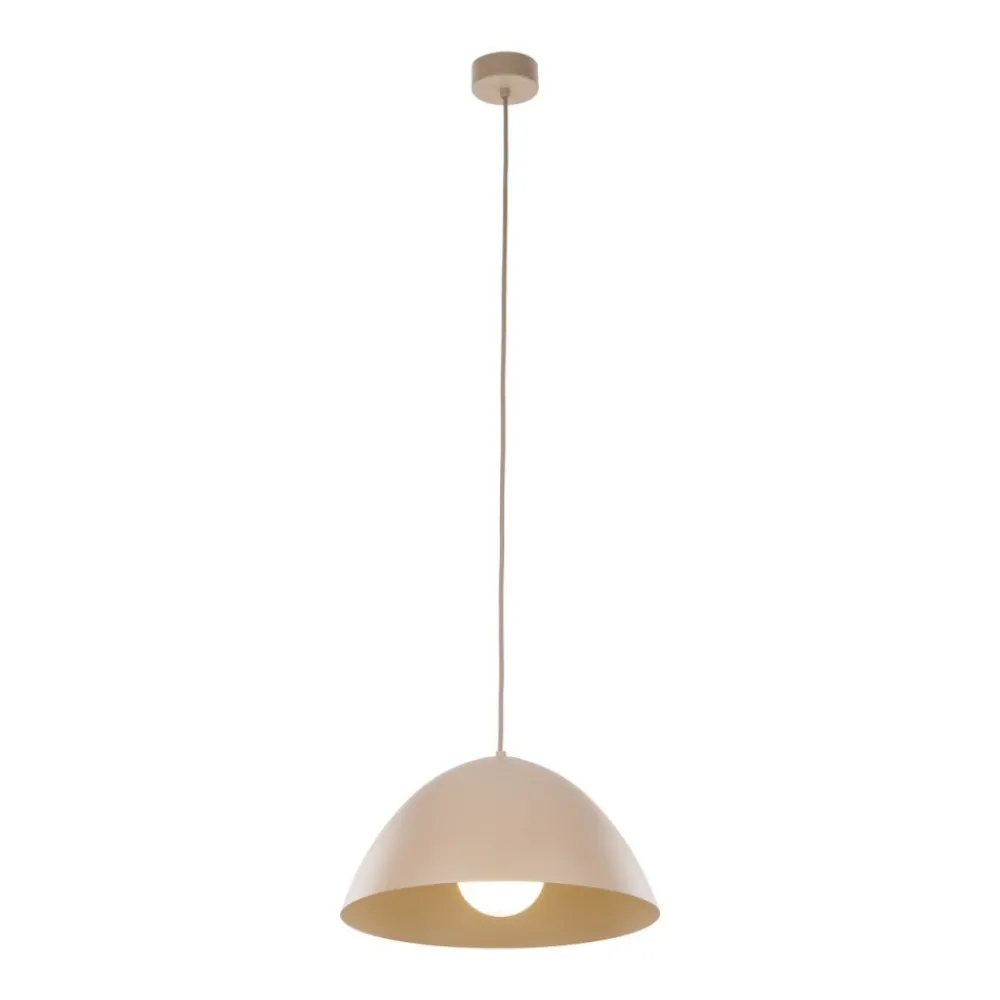 Lampa wisząca FARO sabia beżowa 1xE27 * TK Lighting Best