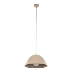 Lampa wisząca FARO sabia beżowa 1xE27 * TK Lighting Best