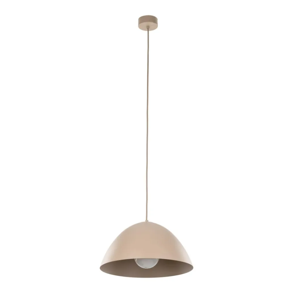 Lampa wisząca FARO sabia beżowa 1xE27 * TK Lighting Best