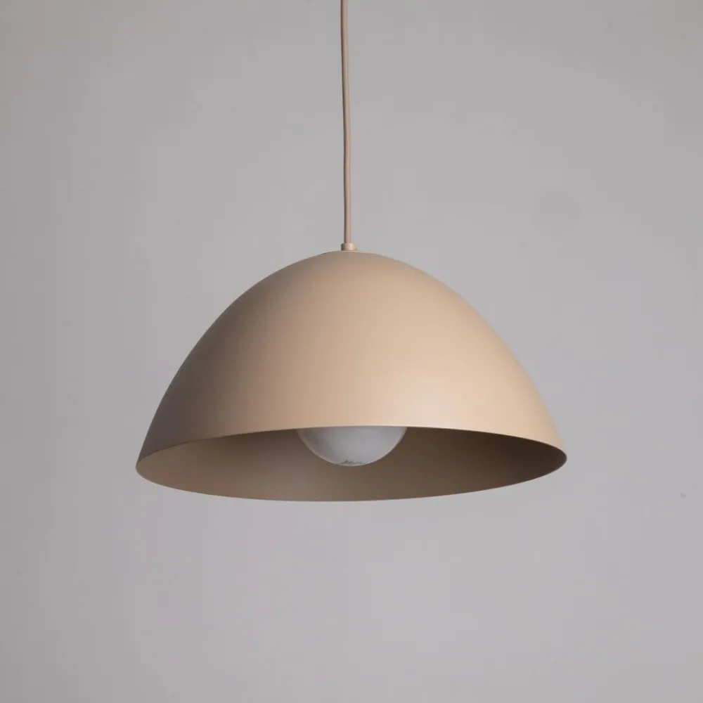 Lampa wisząca FARO sabia beżowa 1xE27 * TK Lighting Best