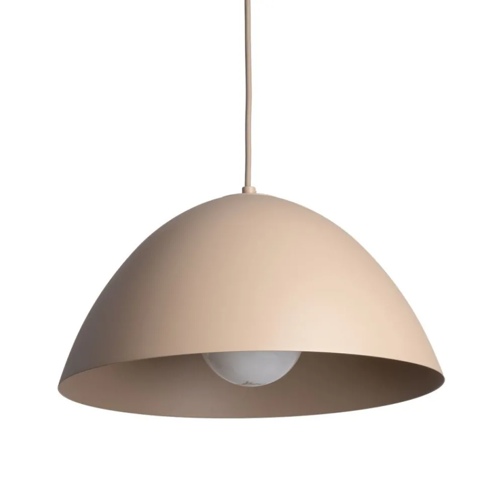 Lampa wisząca FARO sabia beżowa 1xE27 * TK Lighting Best