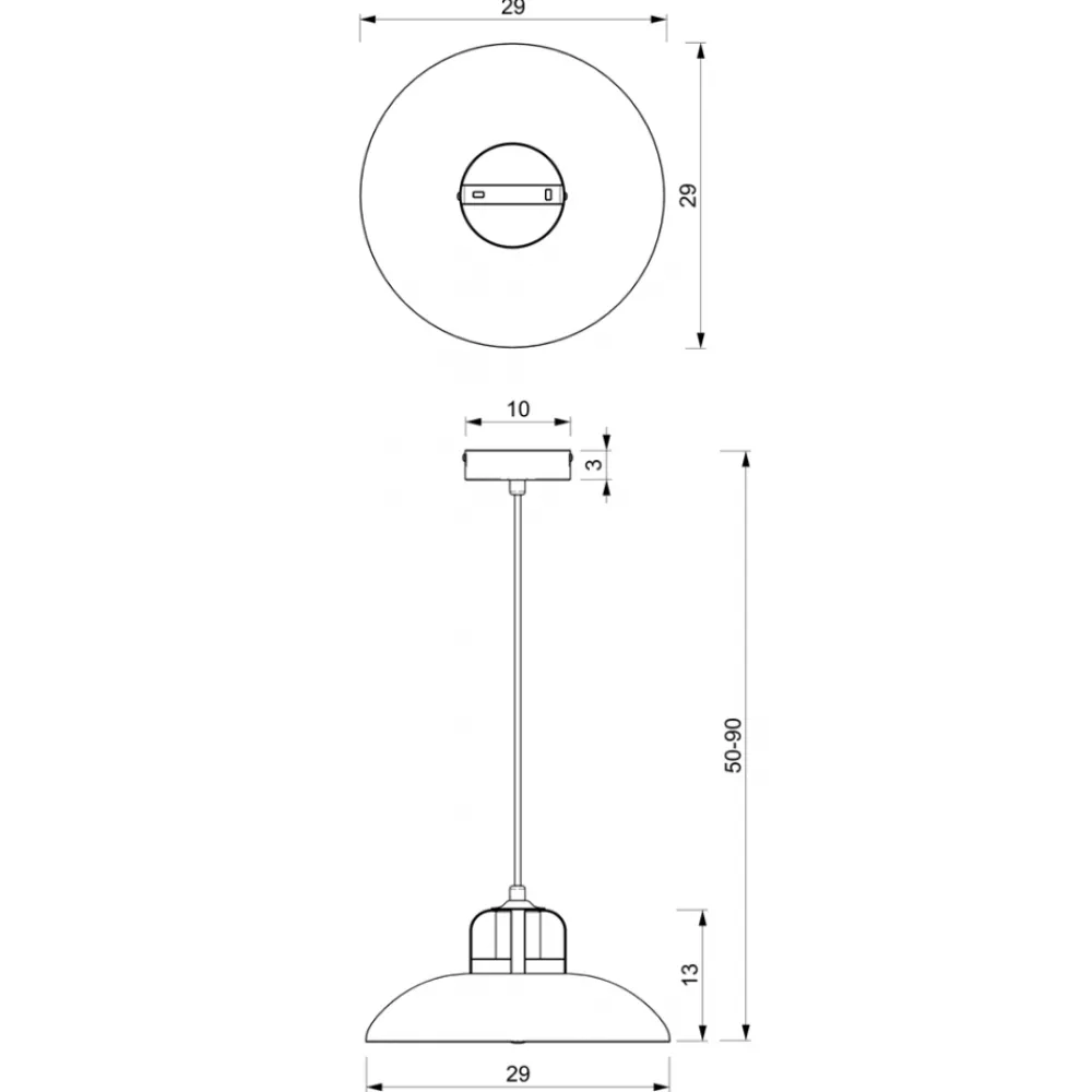 Lampa Wisząca FELIX Zielony Złoty Metalowy Klosz 1xE27 29cm * Eko-light Outlet