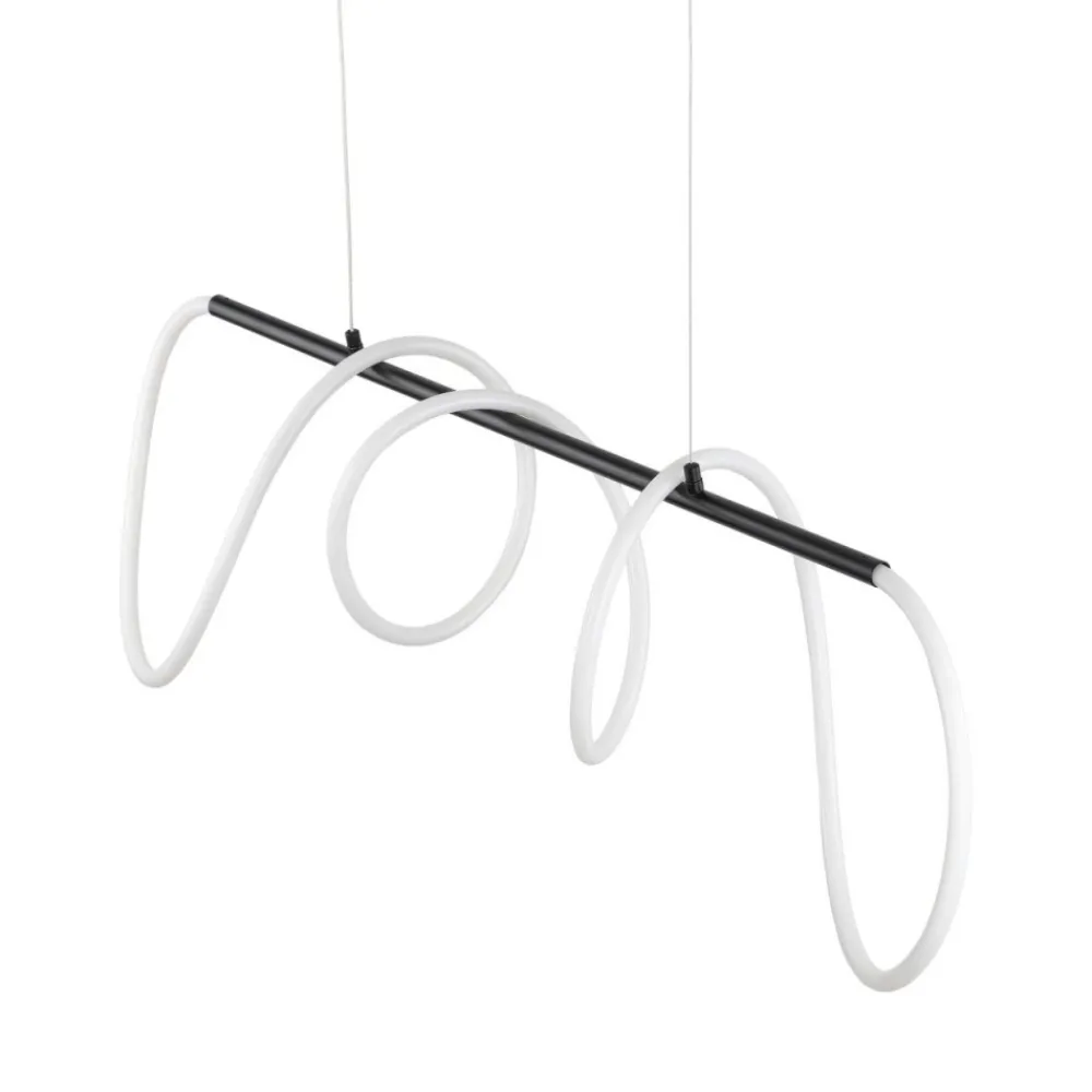 Lampa wisząca FLEXI czarna 1xLED 45W 4000K * TK Lighting Hot