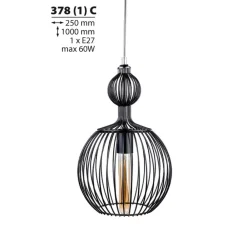Lampa wisząca Flutto Nera * Bodek Sale