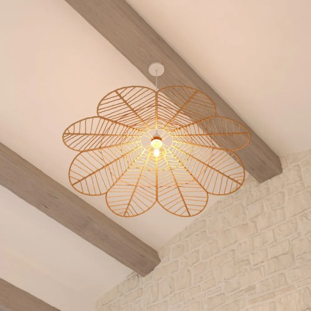 Lampa wisząca Folk beżowa 98cm * Atmosphera Online