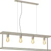 Lampa Wisząca FRAME Beżowy 4xE27 * Luminex Online