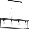 Lampa Wisząca FRAME Czarny 4xE27
