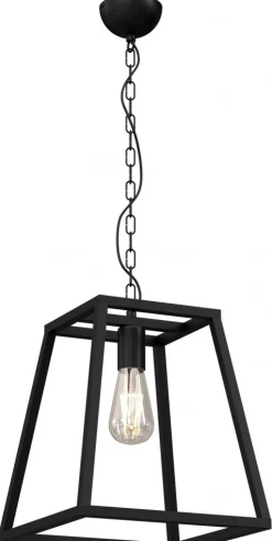 Lampa Wisząca FRAME Czarny 1xE27 30cm