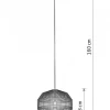 Lampa Wisząca HAITI Biały Brązowy Abażur 1xE27 43cm * Nowodvorski Hot