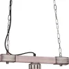 Lampa Wisząca HAKON Brązowy Szary Metalowy Klosz 1xE27