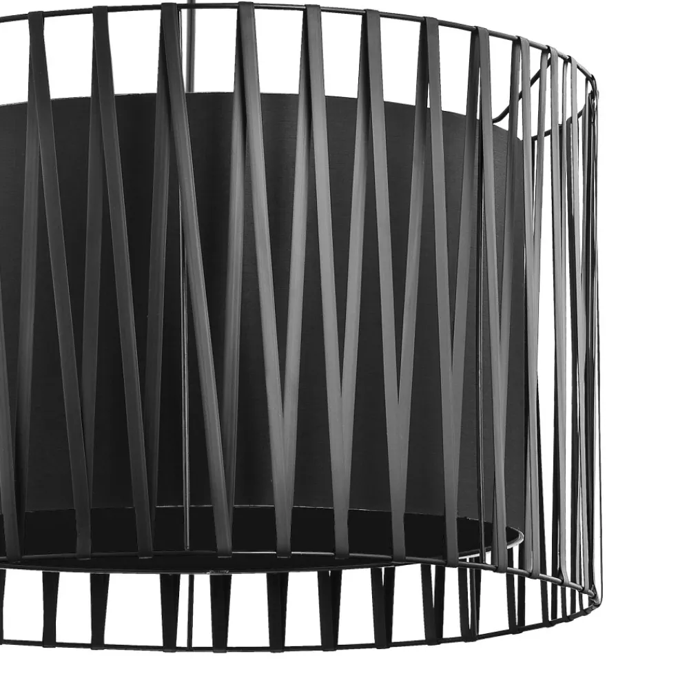 Lampa Wisząca HARMONY Czarny Abażur 3xE27 50cm * TK Lighting