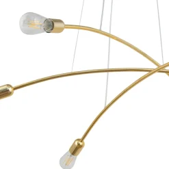 Lampa Wisząca HELIX Biały Złoty Loft 6xE27 * TK Lighting Sale