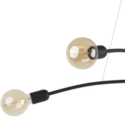 Lampa Wisząca HELIX Czarny Loft 4xE27 * TK Lighting Sale