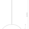 Lampa Wisząca HEMISPHERE L Brązowy Metalowy Klosz 4xGX53 50cm * Nowodvorski New