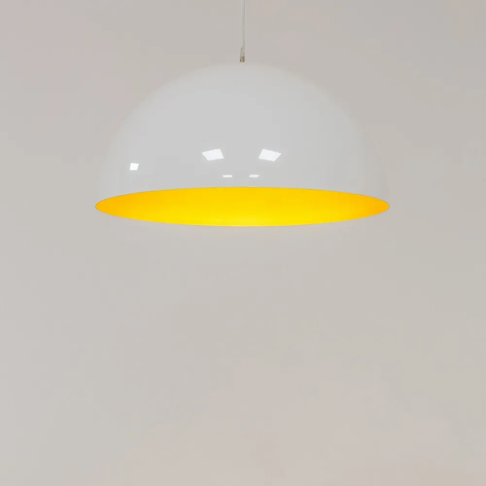 Lampa Wisząca HEMISPHERE S Biały Złoty Metalowy Klosz 1xGX53 33cm * Nowodvorski Online