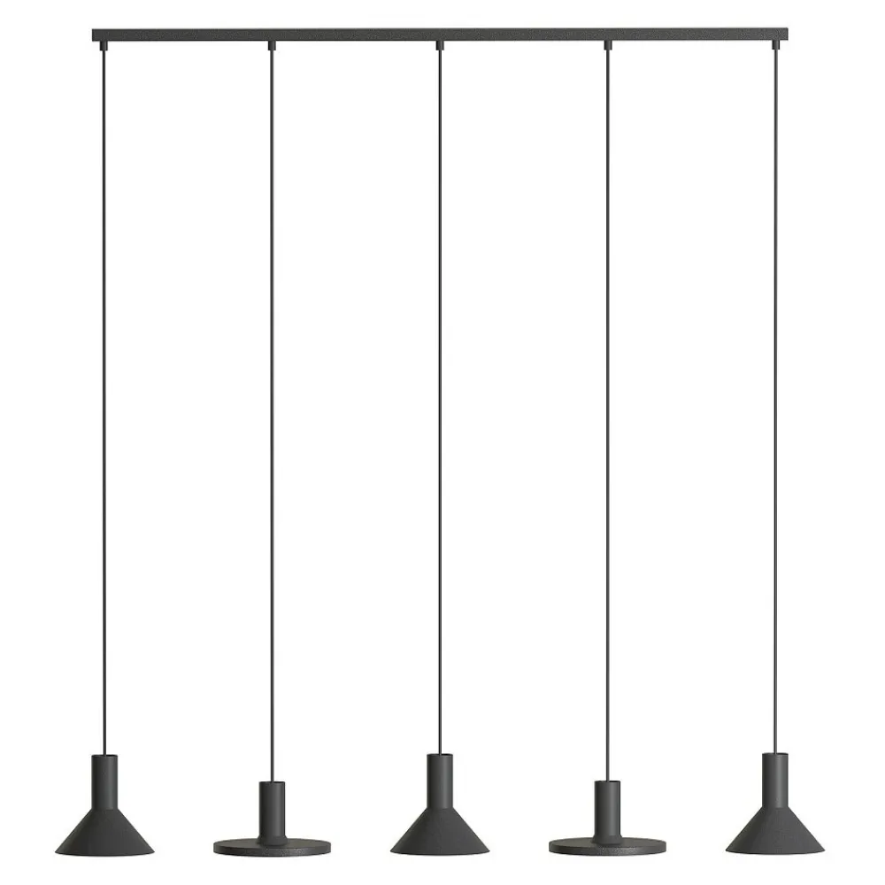 Lampa Wisząca HERMANOS Czarny 5xGU10 * Nowodvorski Clearance