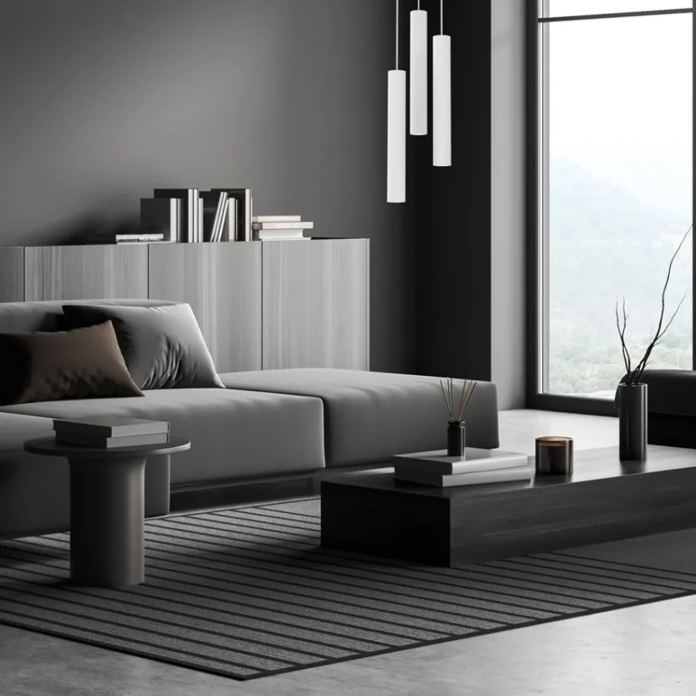 Lampa Wisząca HUDSON Biały Koło 3xGU10 * Eko-light Clearance