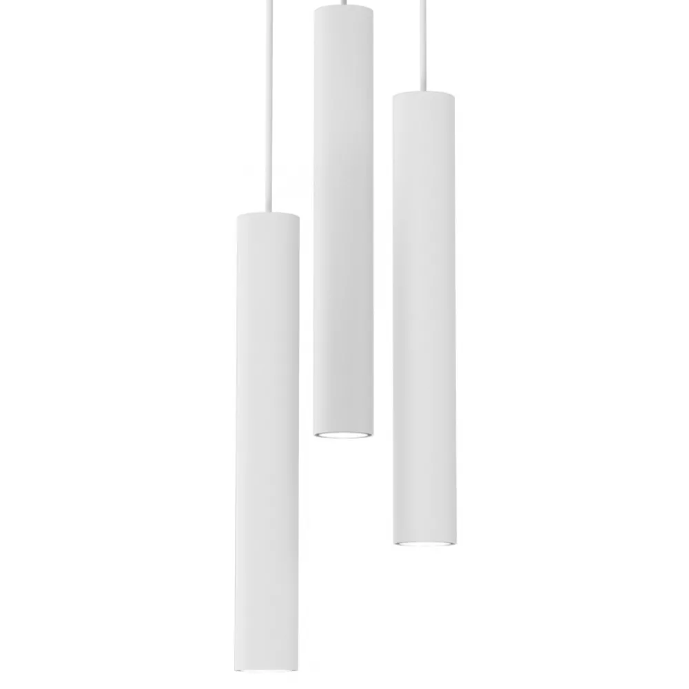 Lampa Wisząca HUDSON Biały Koło 3xGU10 * Eko-light Clearance
